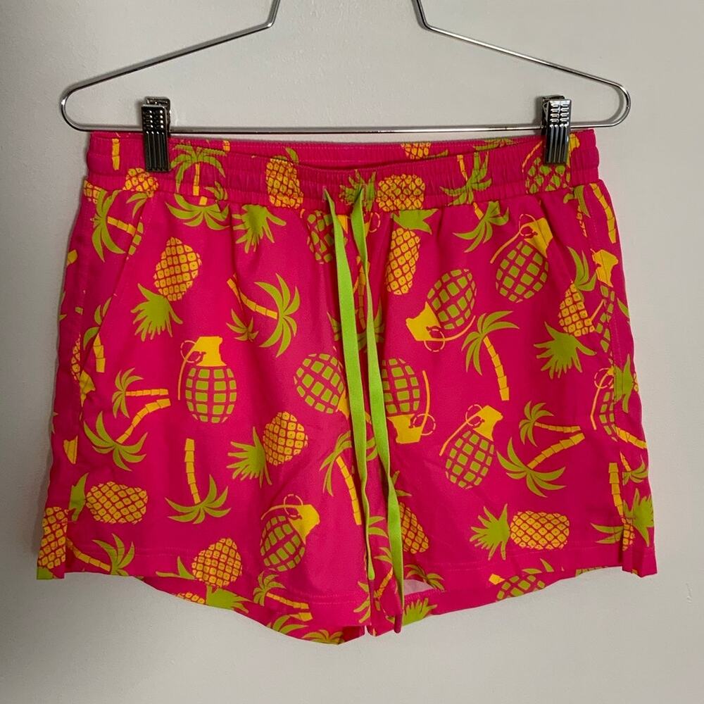 Savage Tacticians Pinapple and granades Swim trunks size small
